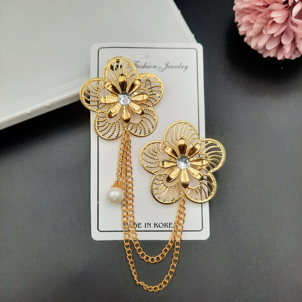 Bros kebaya Janggan | Bros Rantai Kebaya | Bros kenari jurai