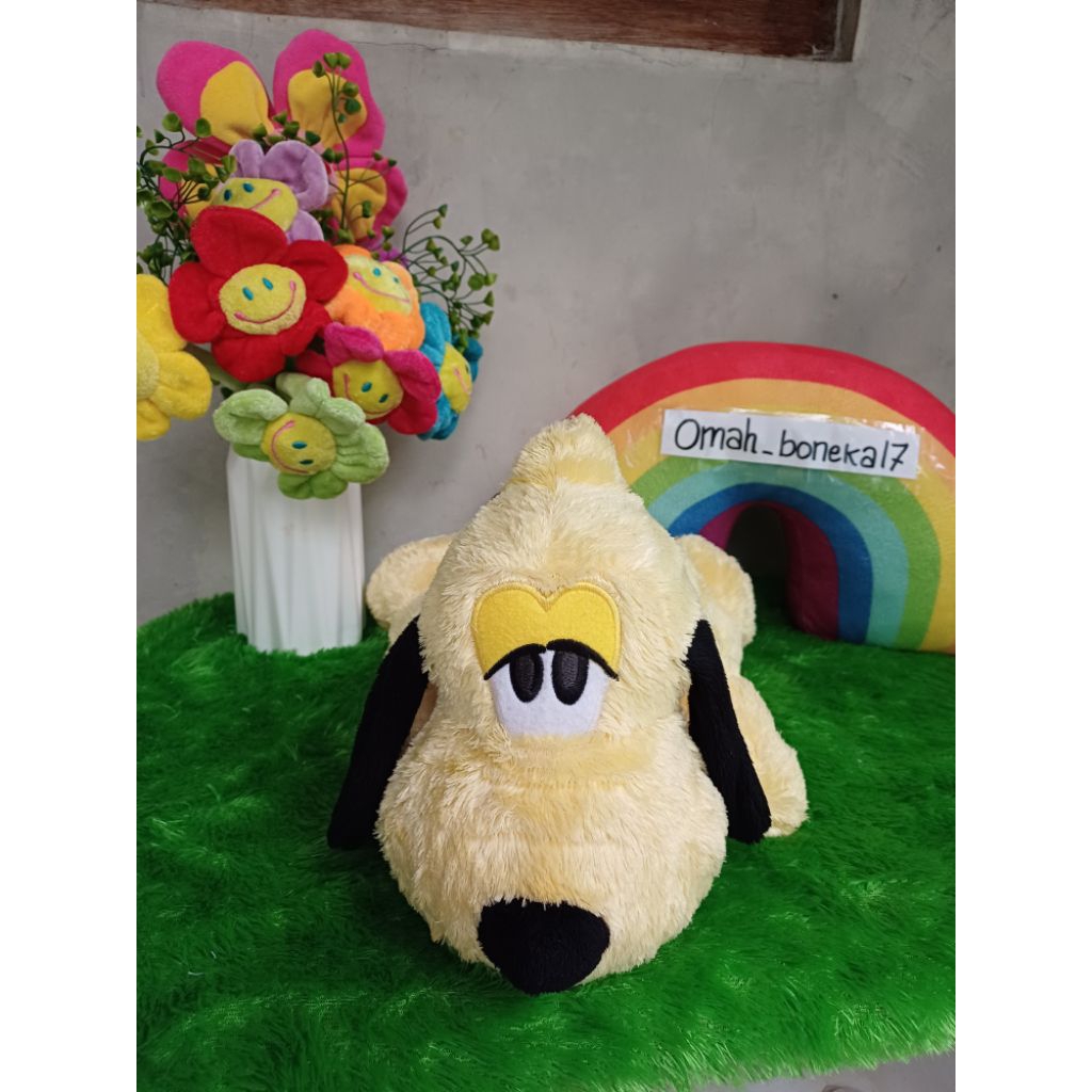 Boneka Pluto cap kaki disney