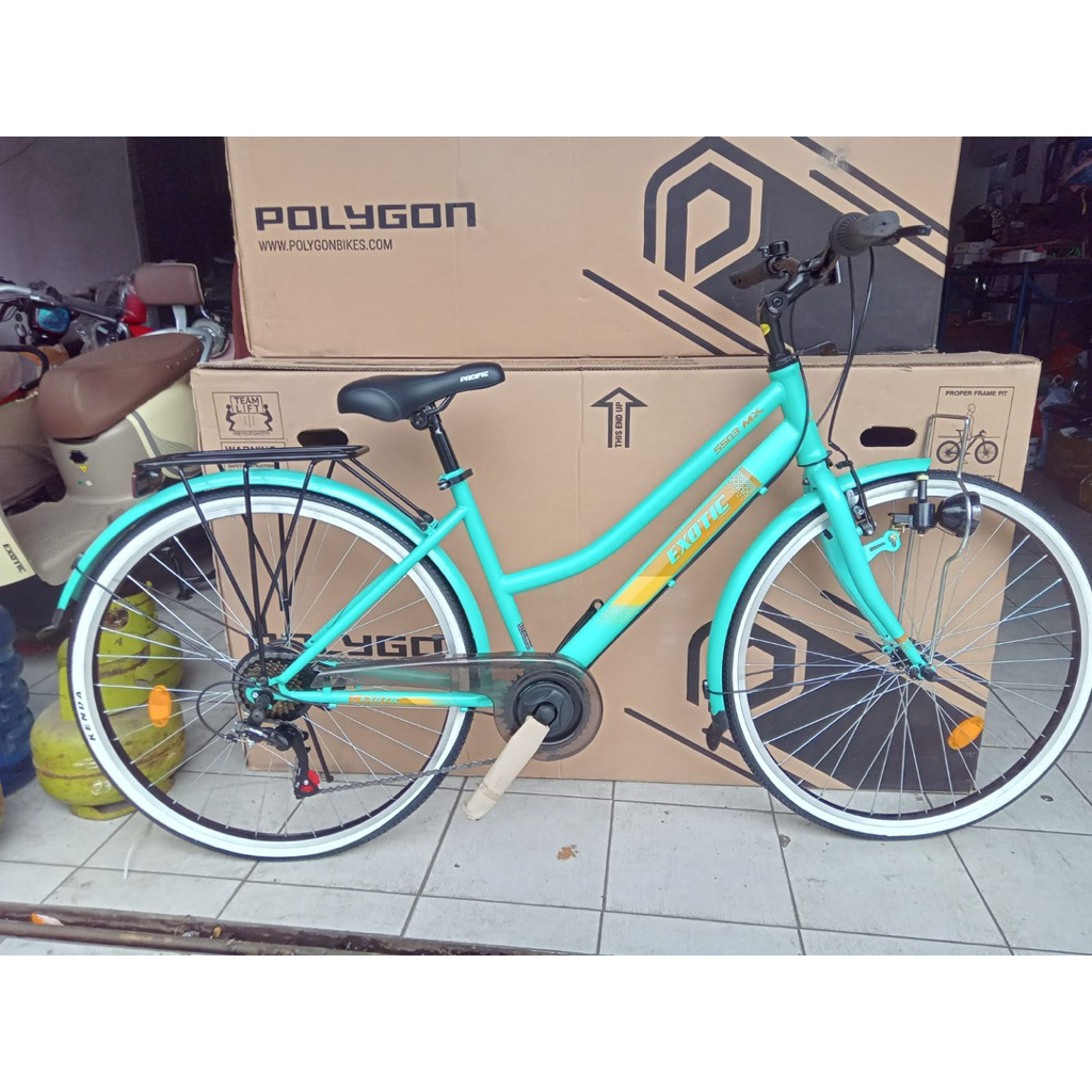 Sepeda CITY BIKE / CTB / Sepeda Perempuan 26 inch EXOTIC ET-5503 / ET-5503 SR / ET-5503 TC / ET-5503