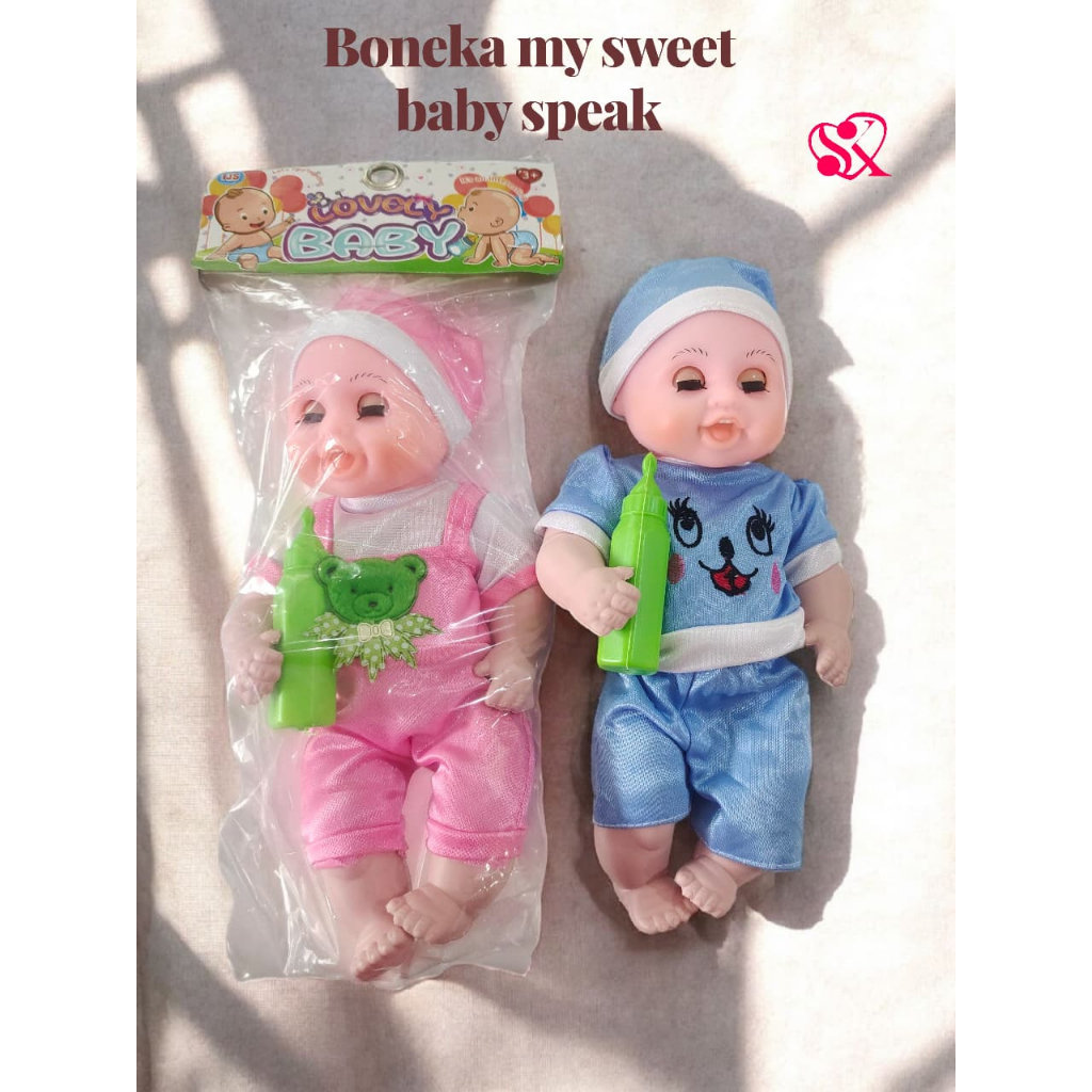 Boneka My Sweet Baby Speak (B760)-Mainan Anak Lucu