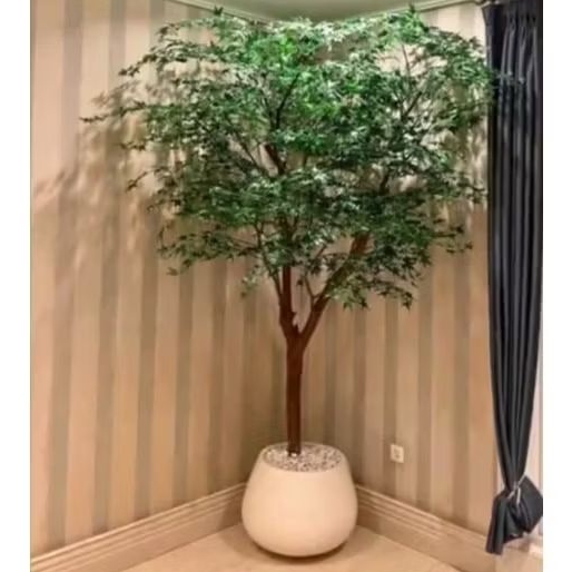 pohon maple sintetis tinggi 2,5m  pohon artificial - pohon sudut ruangan