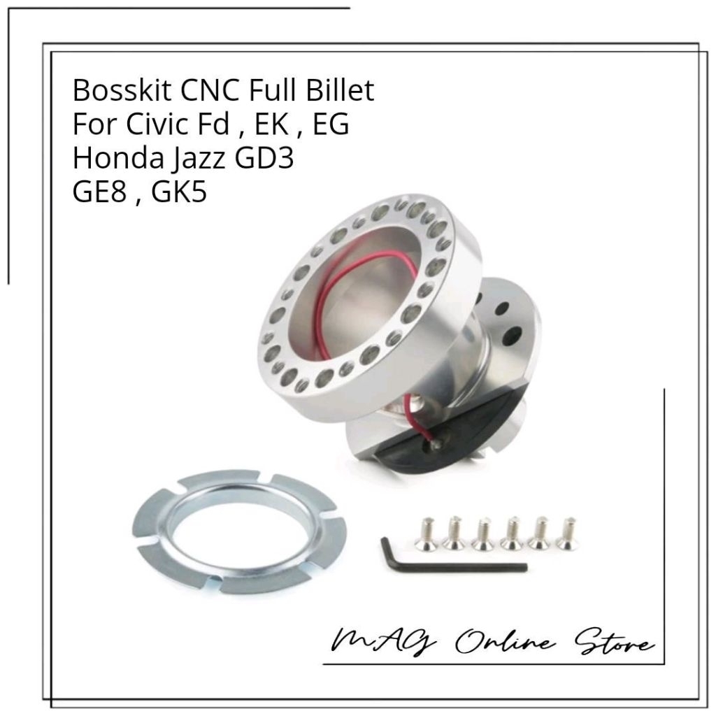 Bosskit Boskit CNC Honda Brio, Civic Fd , EK , EG , ES - Bosskit Jazz GE8 , GD3 , Full Billet