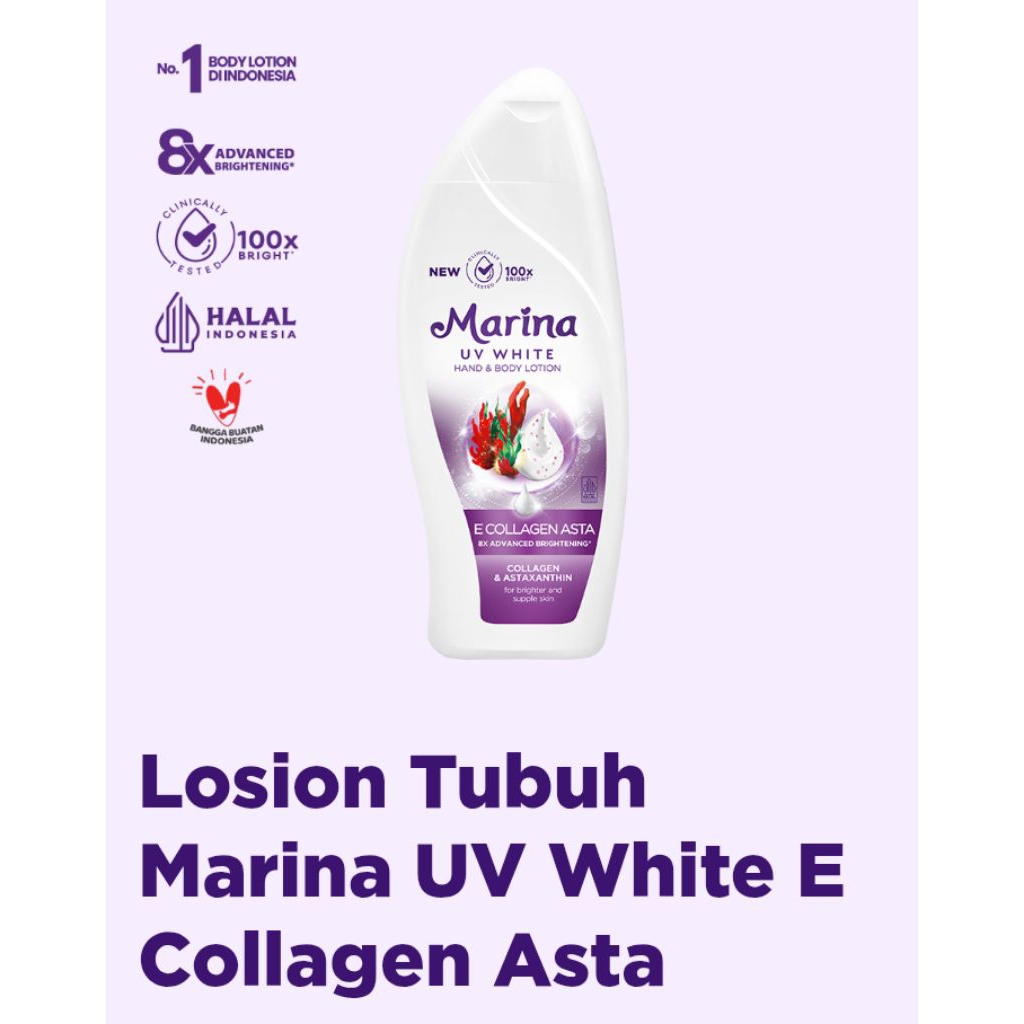 Marina UV White E Collagen Asta