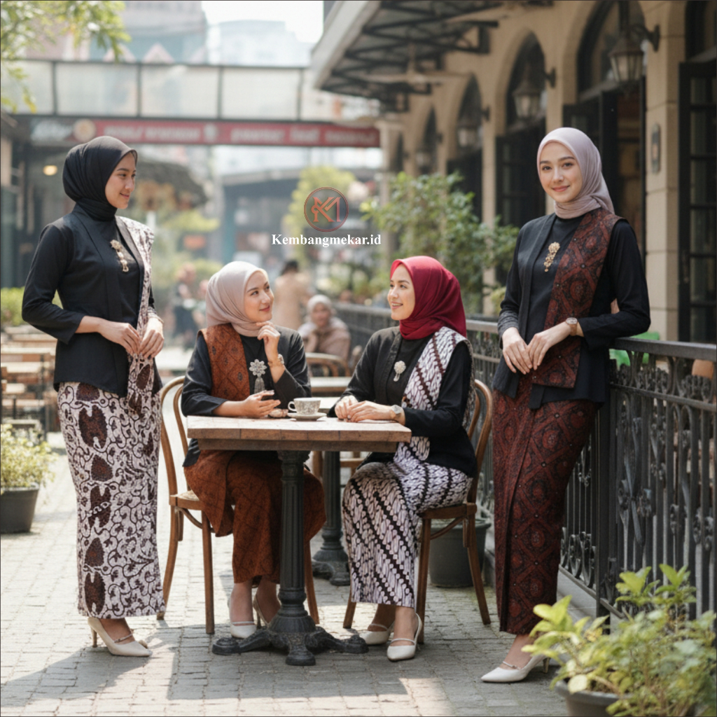 SPAN WIRON BATIK ROK SPAN WIRON BATIK + SELENDANG / ROK LIPIT JAWA HIGH QUALITY BATIK + SELENDANG / 