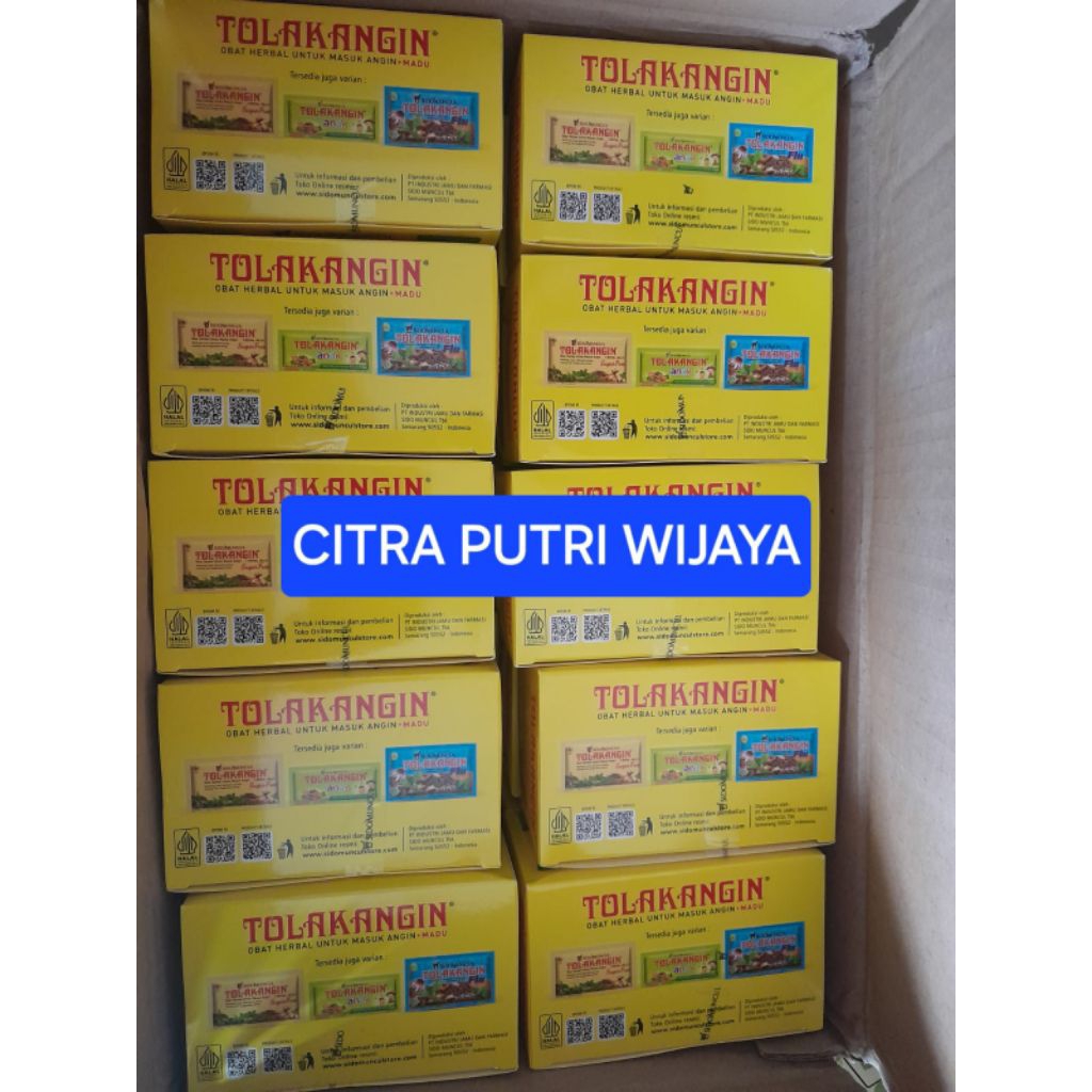 Tolak angin cair dewasa 1 karton isi 30box @12 sachet