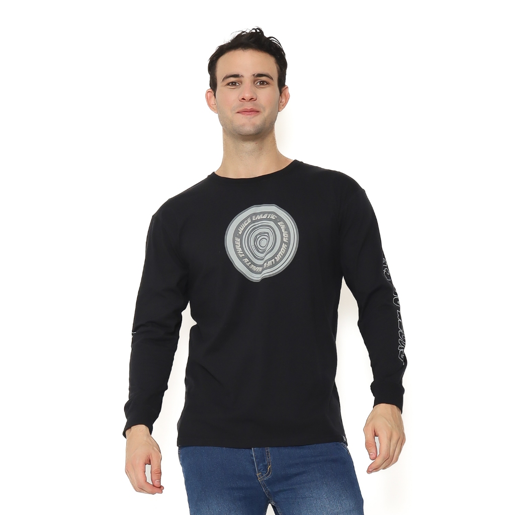 Juice Ematic Kaos Lengan Panjang Pria Patih Men Long Tee Planet Surf