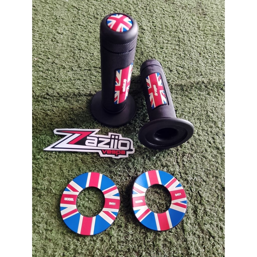 Handgrip Grip model bendera vespa classic vespa matic motor bebek matic dan sport