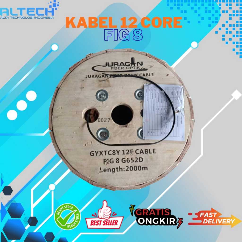 kabel 12 core fig8 2000m/kabel KU mini 12core