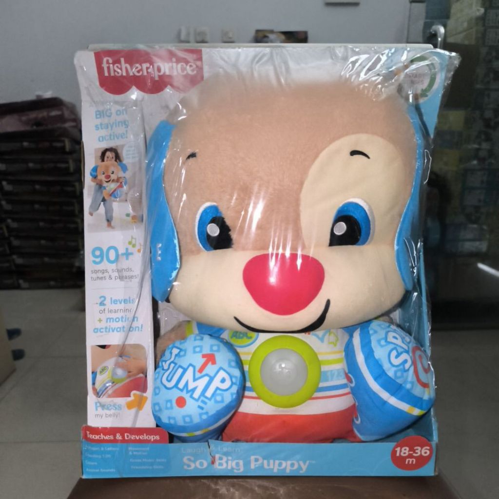 FISHER PRICE LAUGH & LEARN SO BIG PUPPY - MAINAN BONEKA PUPPY ORIGINAL
