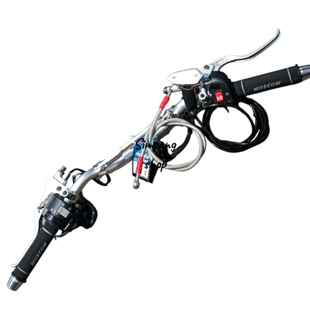 Paket Murah Stang Stir classic set adaptor stabilizer Master Rem oval Jalu Stir Gas Spontan KSR Hold