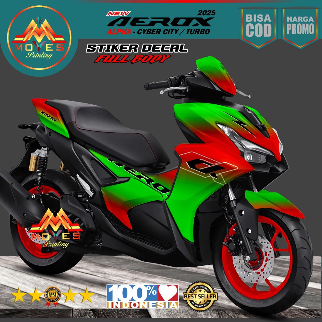 Terbaru decal yamaha new Aerox alpha 2025 full body - stiker aerox full body