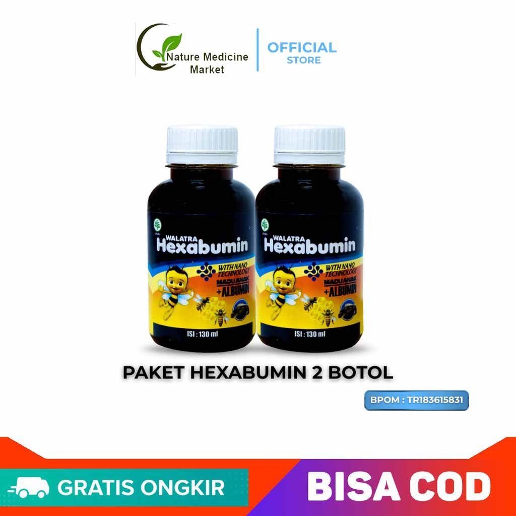 Natural Medicinee - Paket 2 Botol Walatra Hexabumin Original