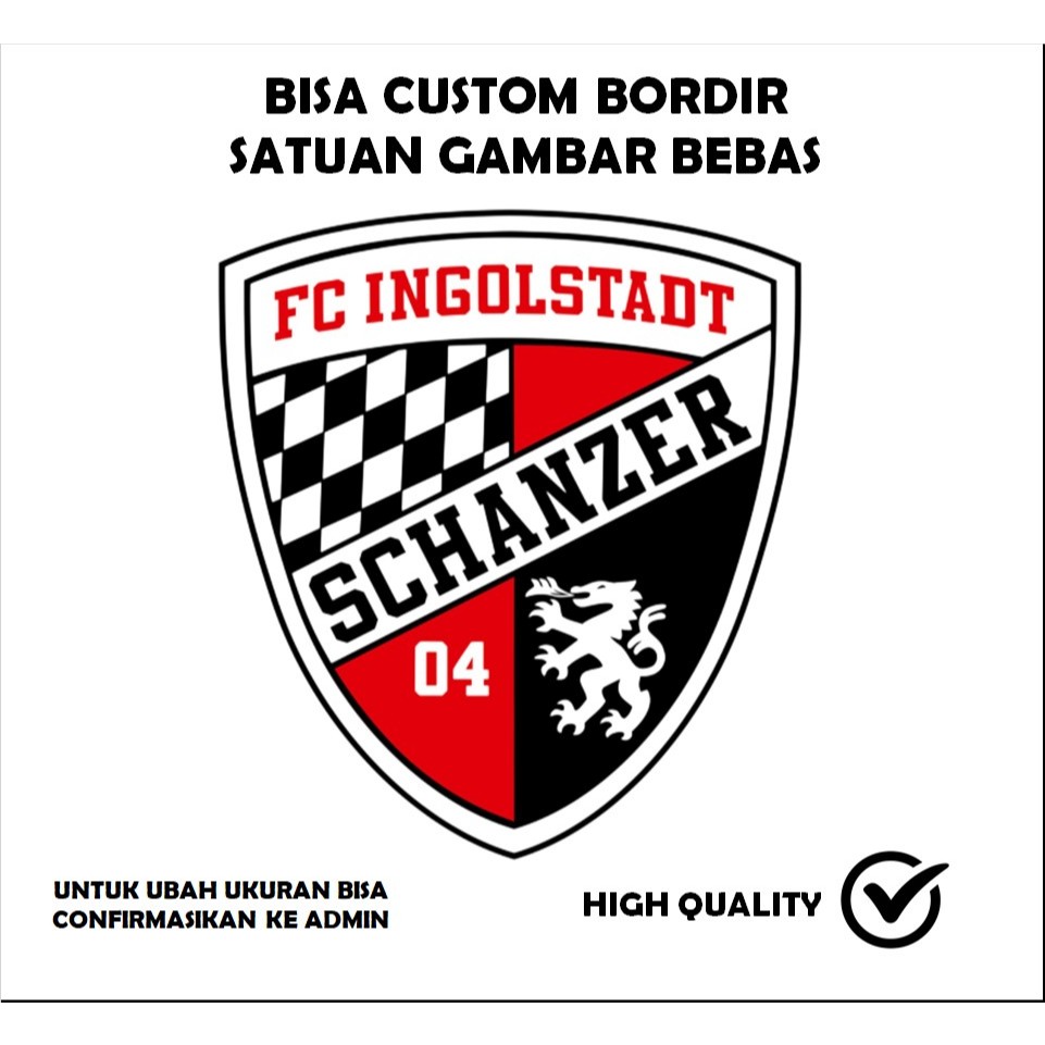 EMBLEM BORDIR PATCH LOGO CLUB BOLA TESTIMONI-IBP