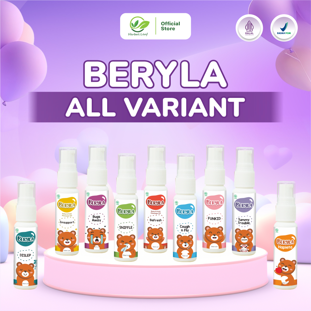 Beryla Baby Soothing Massage Essential Oil All Variant