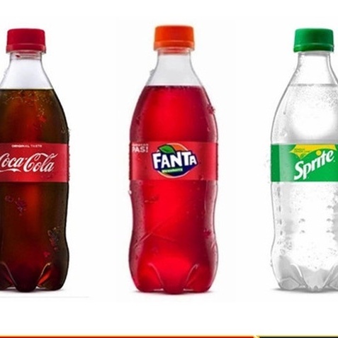 Coca Cola Botol 250 ml - Sprite botol 250 ml - Fanta Botol 250 ml - PET 250 ml perkarton isi 12 boto