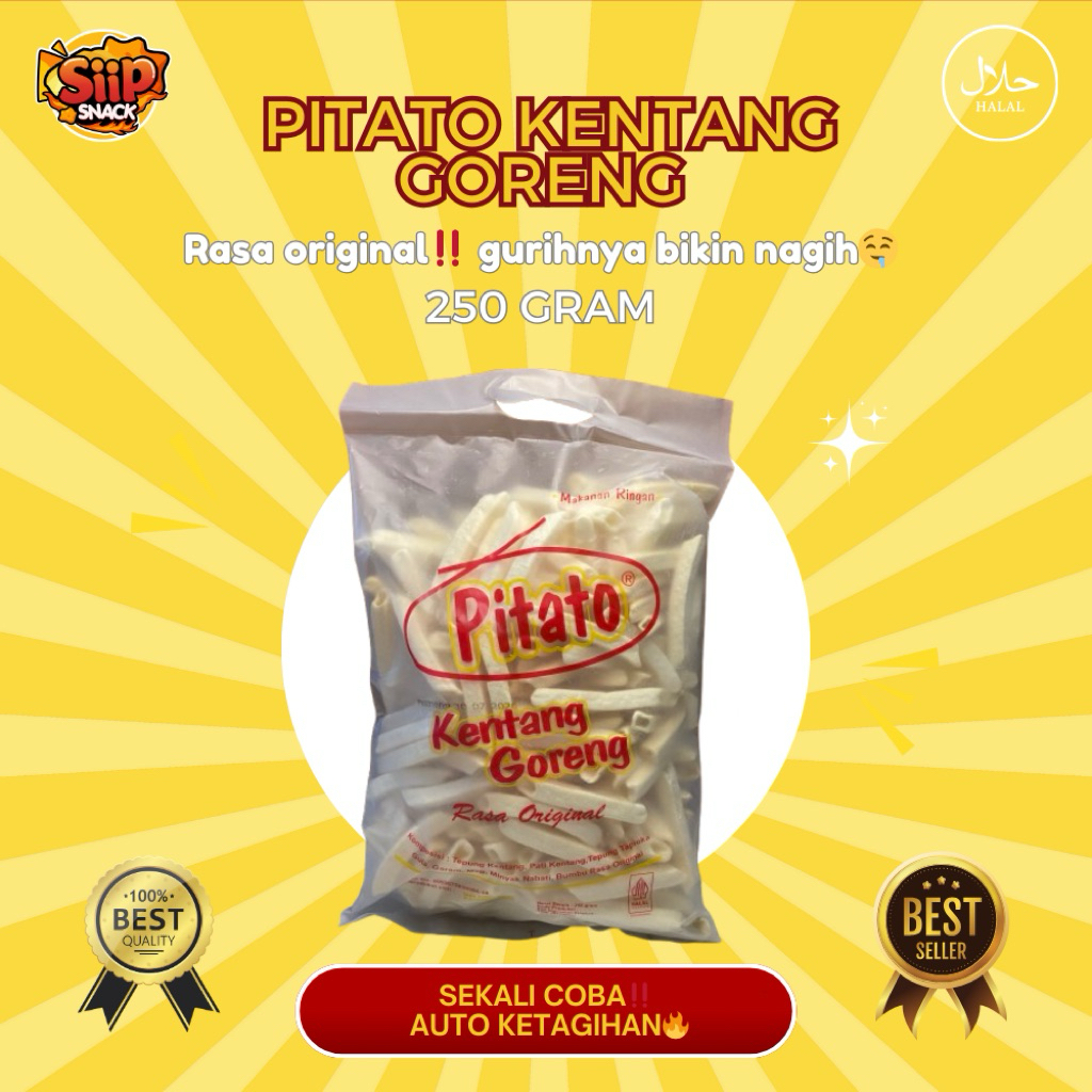 Pitato Kentang Goreng 250 gram