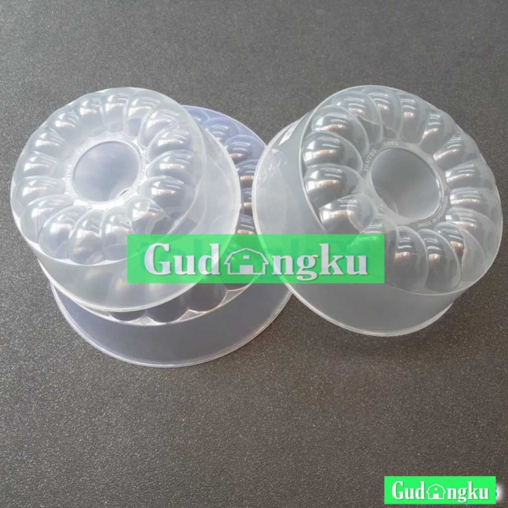 Cetakan Puding Bulat Plastik Besar 17 cm