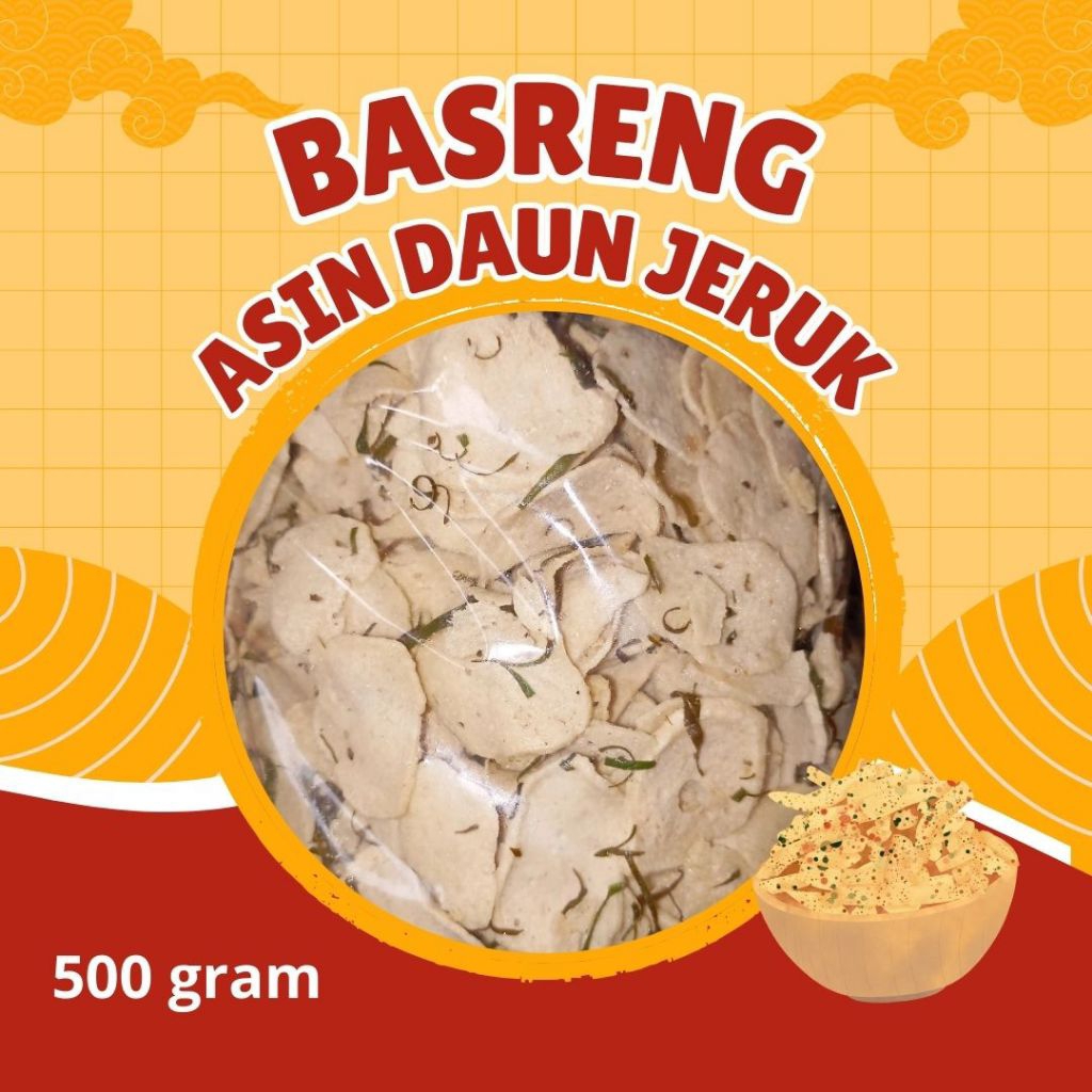 Basreng Pedas Asin Daun Jeruk