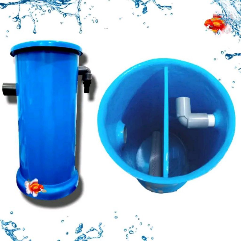 Media Filter TONG ( KOSONG) / FILTER TABUNG KOLAM IKAN KOI 25CM x 30CM