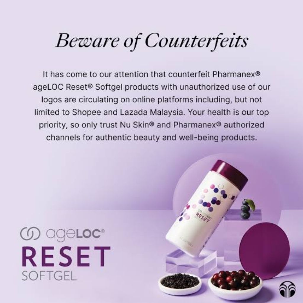 60softgel 1 botol Reset Suplemen Original Agelock Skin nu
