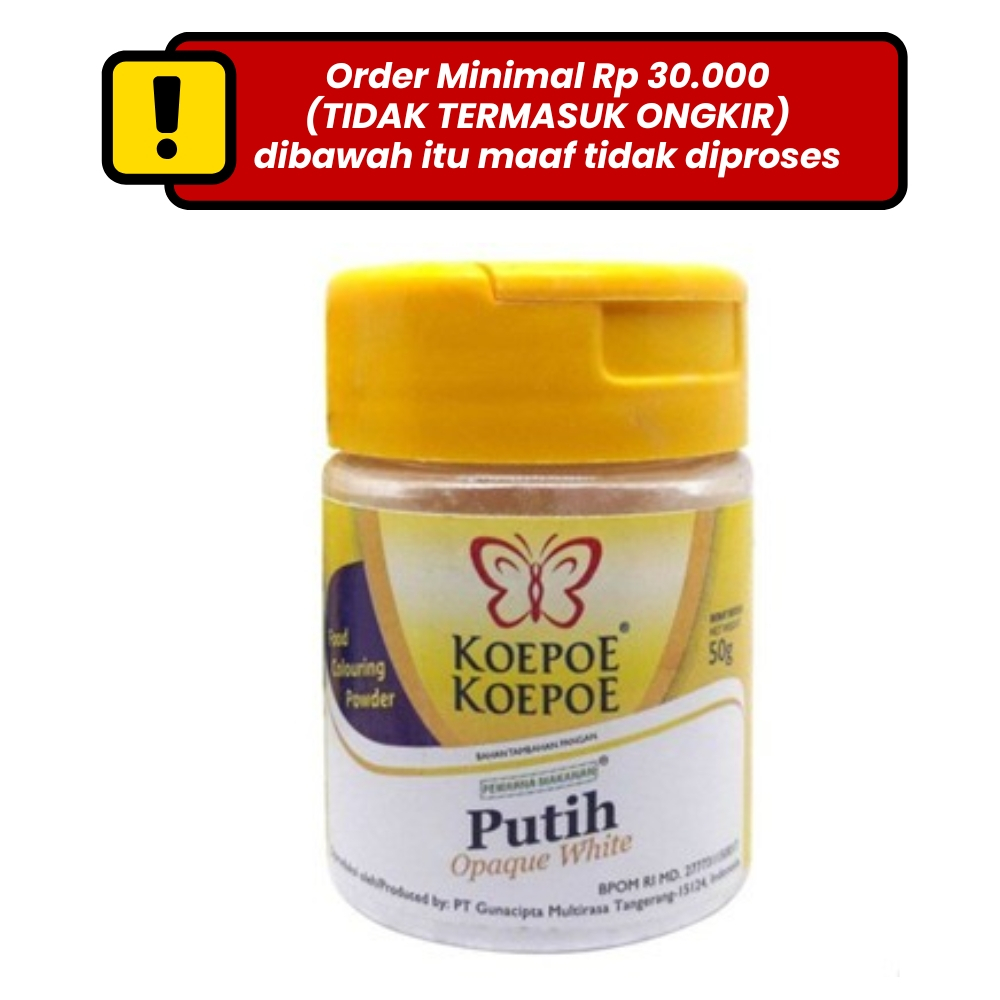 Koepoe Koepoe Pewarna Makanan Putih 50gr
