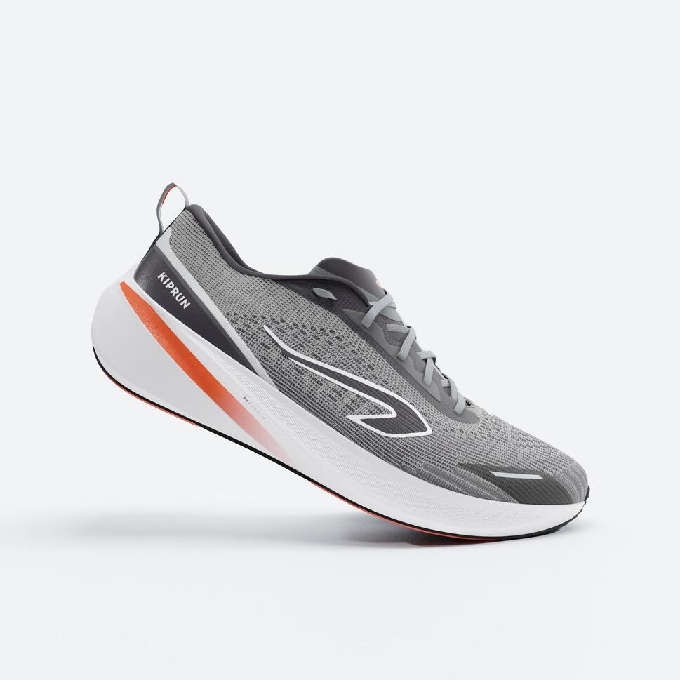 Decathlon KIPRUN Sepatu Lari Pria Cushion 500 - Abu-abu - 8873070