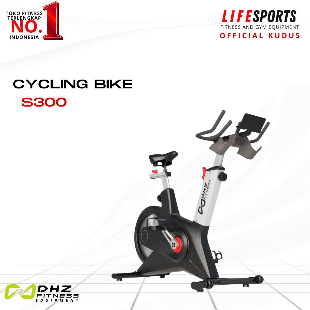LIFESPORTS - Fitness Gym Spinning Indoor Cycling Bike S300 DHZ Cardio Series