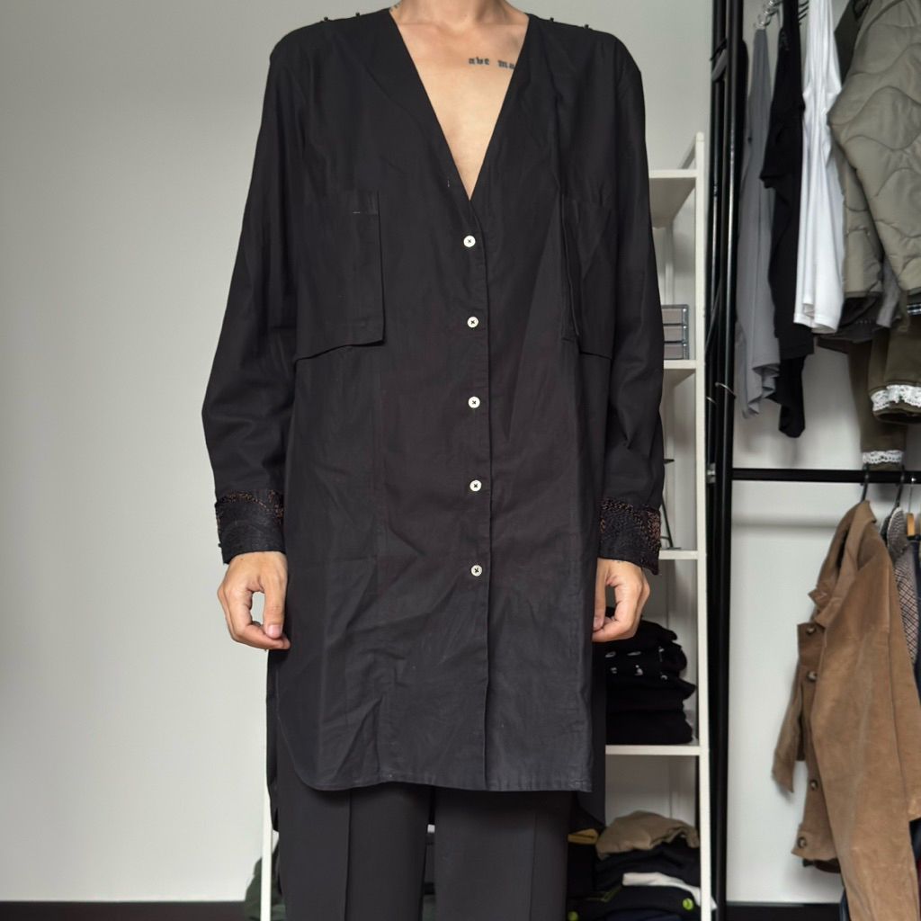 Wilsen Willin Long Dress Shirt Black