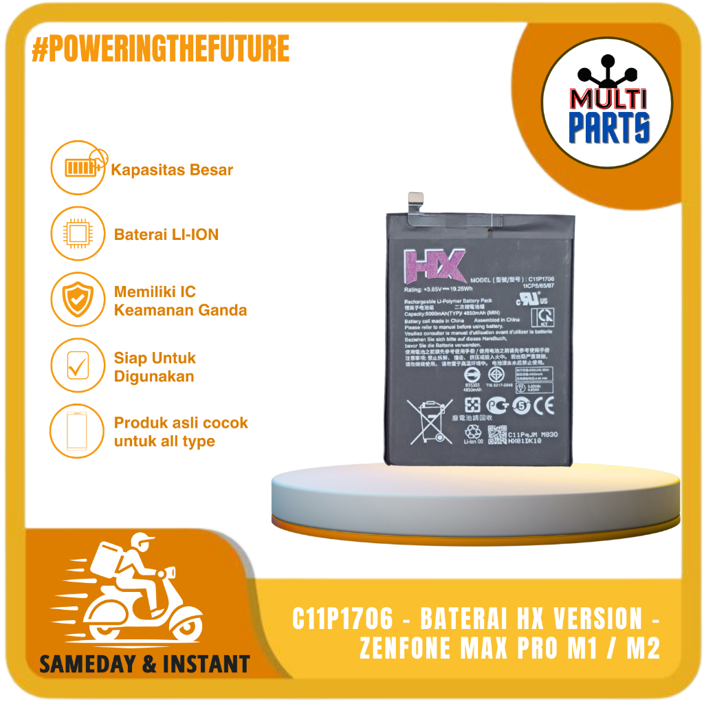 C11P1706 - BATERAI HX VERSION - ZENFONE MAX PRO M1 / M2