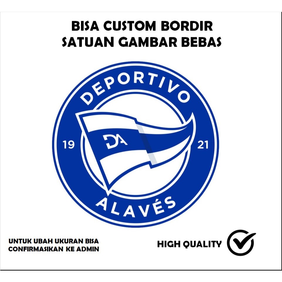 EMBLEM BORDIR PATCH LOGO CLUB BOLA TESTIMONI-IBP