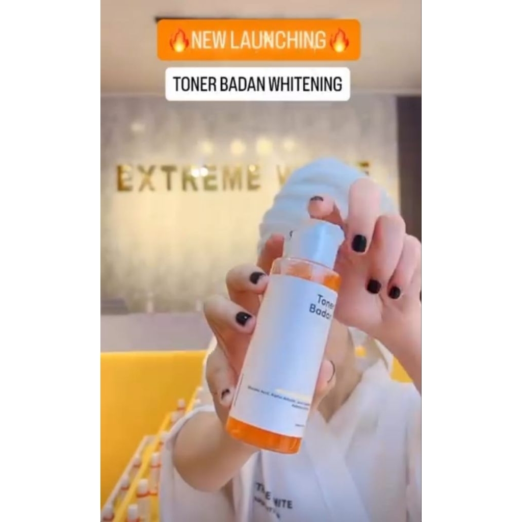 Toner pemutih badan Toner badan dosting