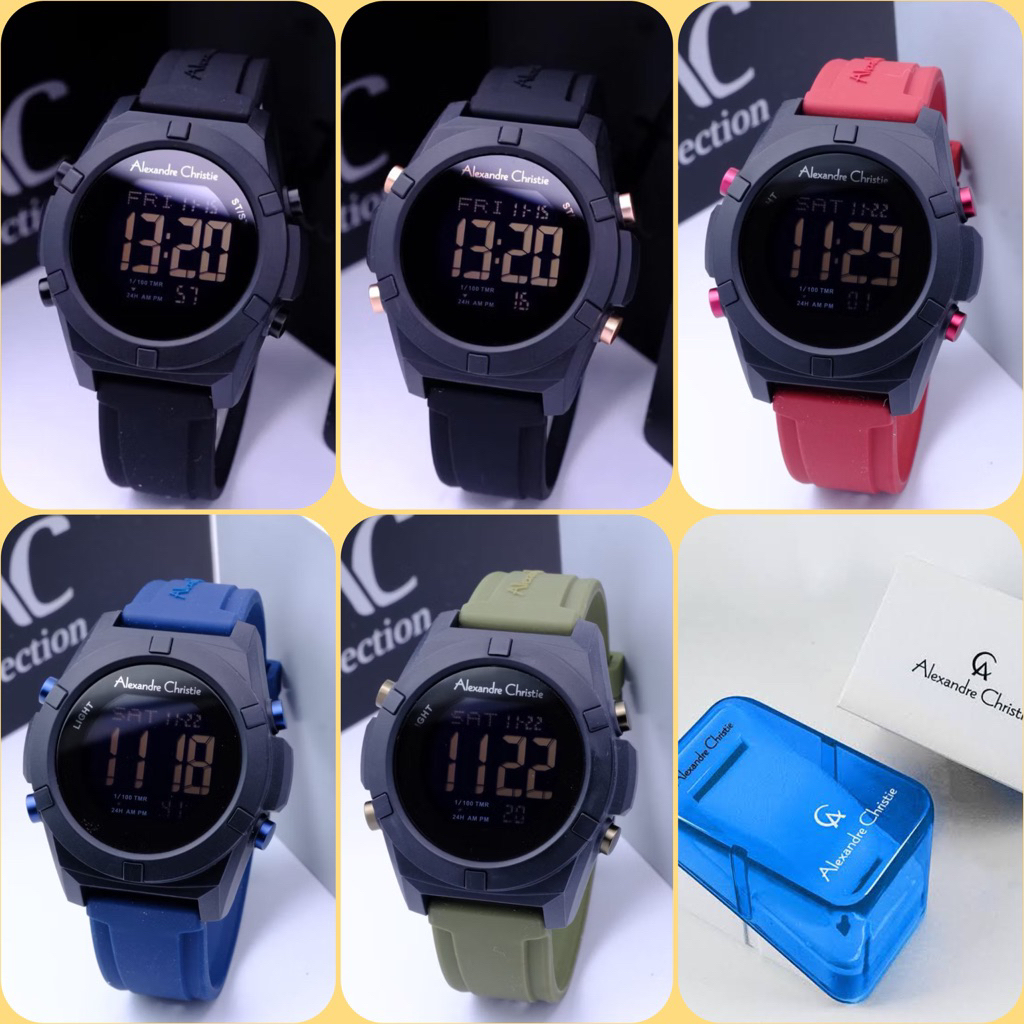 JAM TANGAN PRIA ALEXANDRE CHRISTIE AC 9371 MH / AC9371 / 9371 ORIGINAL DIGITAL GARANSI RESMI