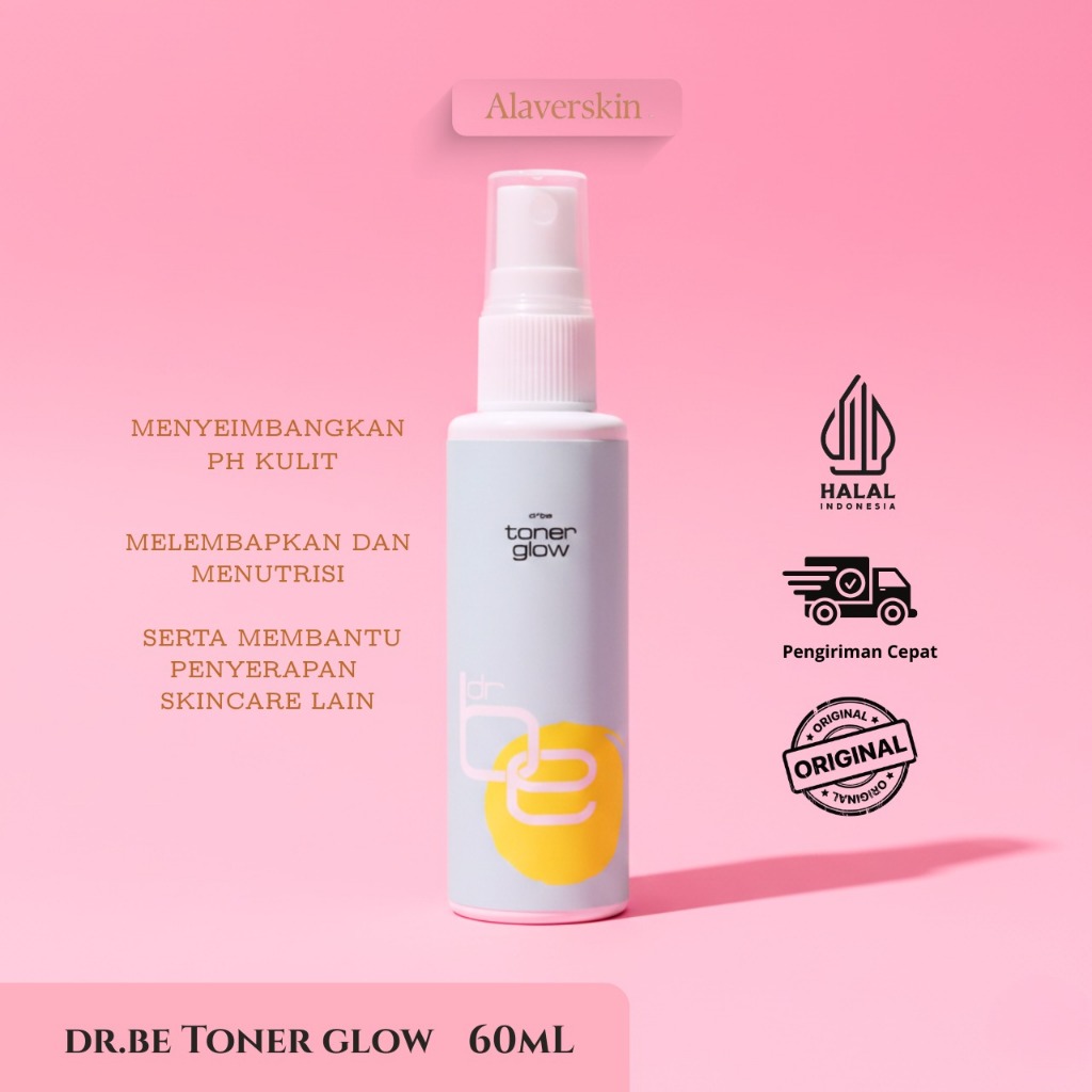 dr be toner glow efek moisturizer / hydrating toner / toner kulit berminyak / toner mencerahkan waja