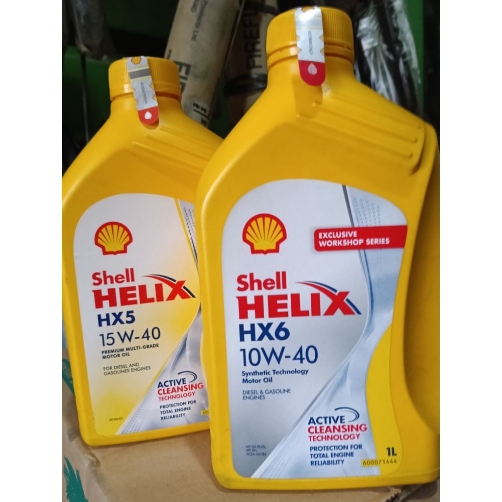 OLI MESIN SHELL HX6 10w-40 1 Liter