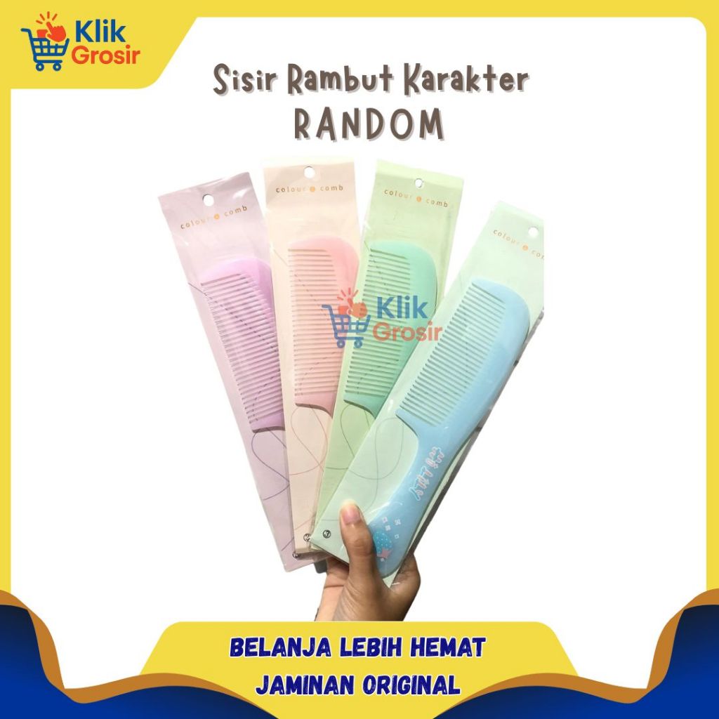 Sisir Rambut Karakter  Sisir Comb Set  Hair Comb
