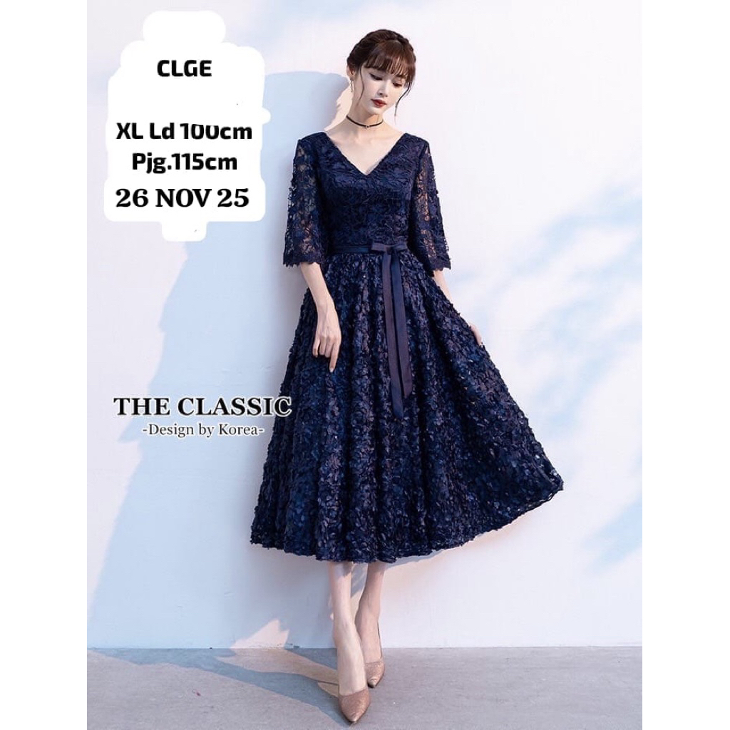 DRESS BROKAT BANGKOK THE CLASSIC KOREA DESIGN