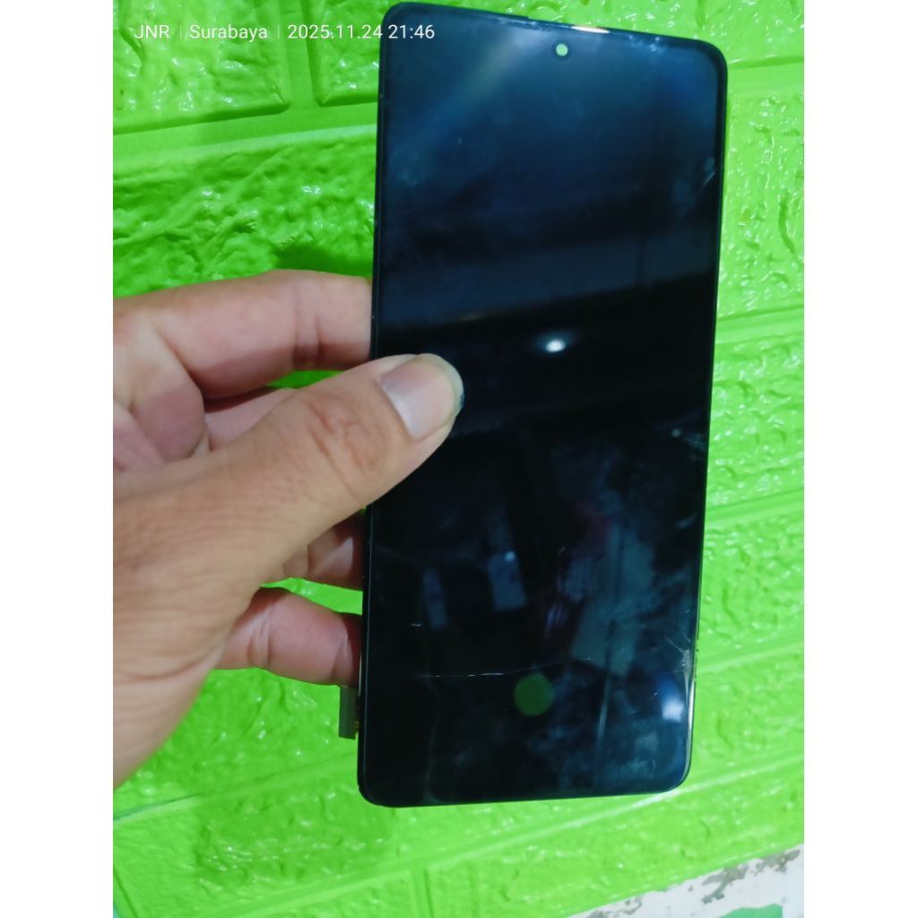 lcd samsung A71 original copotan