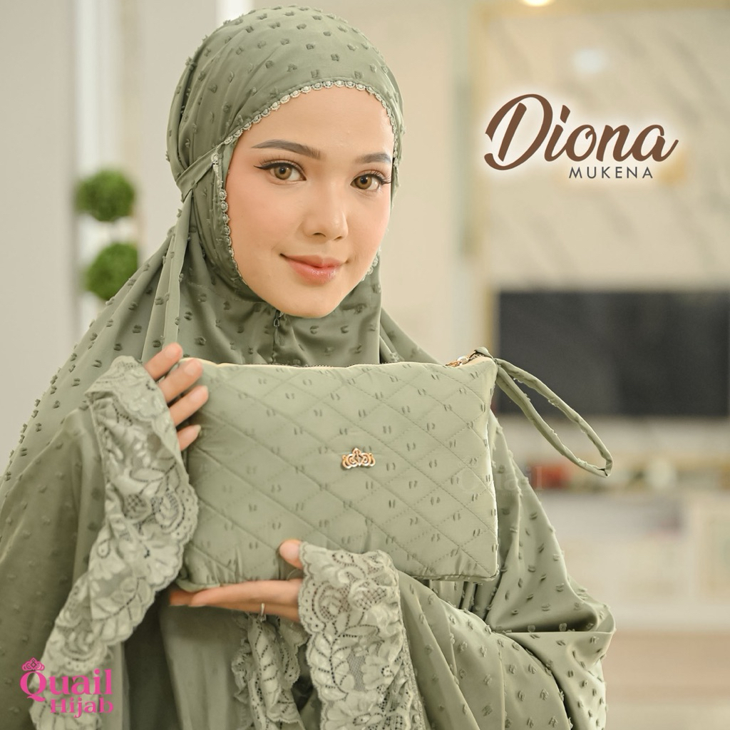 Quail Hijab - DIONA MUKENA EXCLUSIVE ORI QUAIL | MUKENA DEWASA PREMIUM | ORIGINAL QUAIL HIJAB