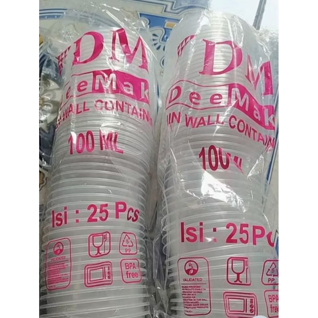 cup thinwall 100 ml puding DM