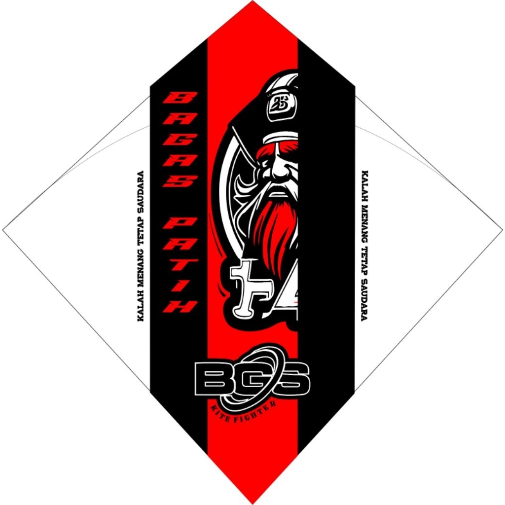 KERTAS LAYANGAN 2 WARNA 50 pcs