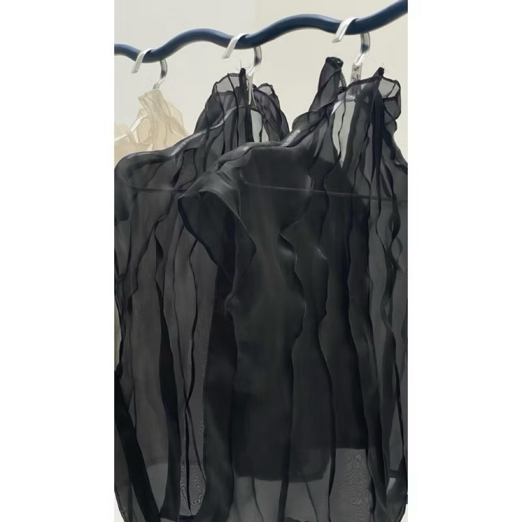 Preloved organza vest