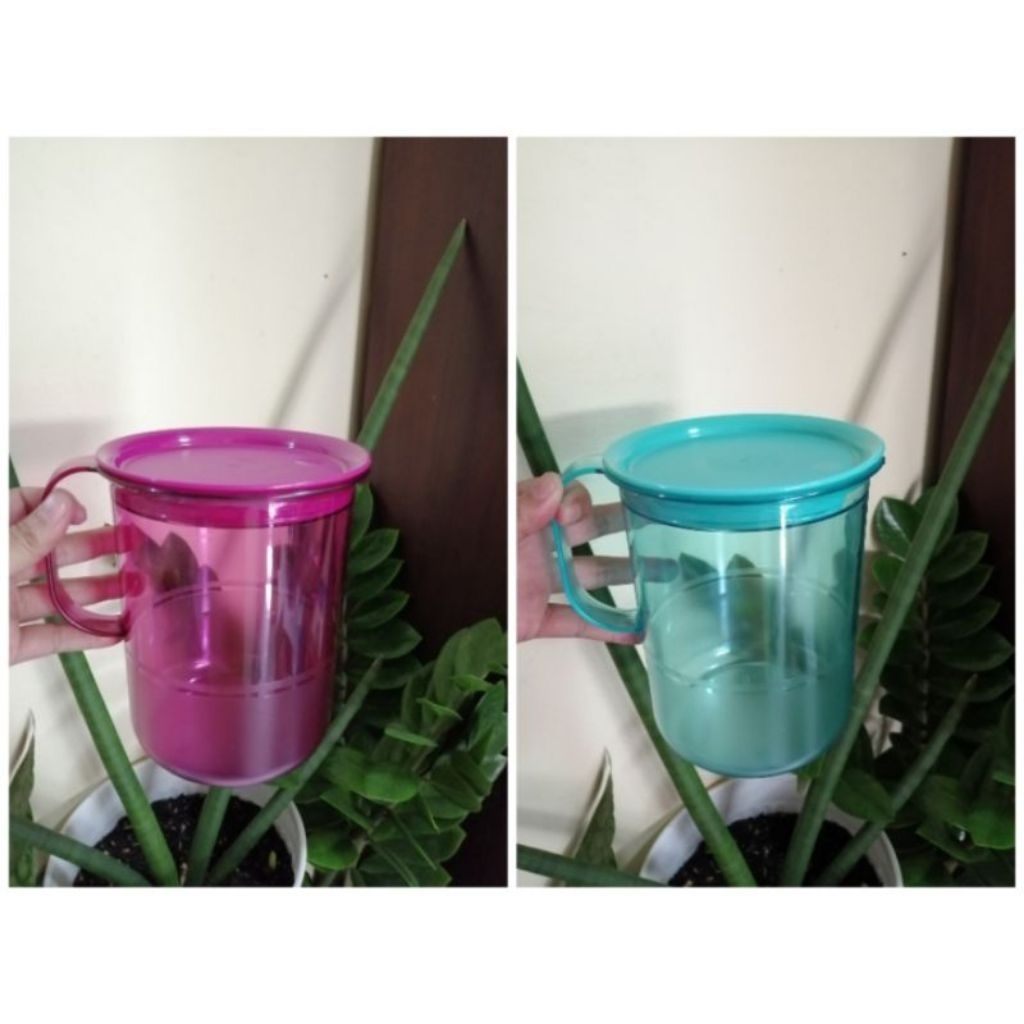 Pitcher Crystal Tupperware 1.2L / teko air tempat minum di meja makan di dapur bening kristal cantik