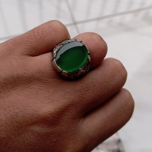 Cincin batu akik yaman ahdor natural