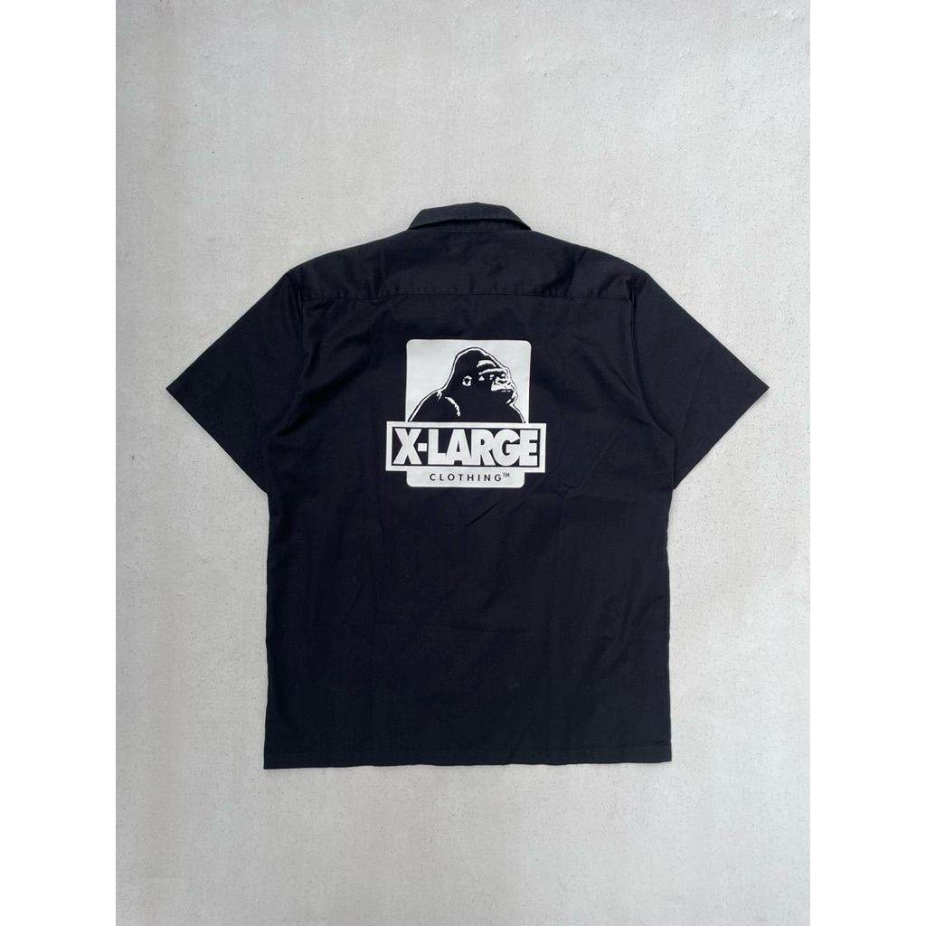 XLARGE OG LOGO SHIRT BLACK