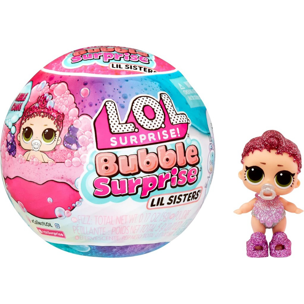 Lol bubble foam lil sister lol surprise sisters original