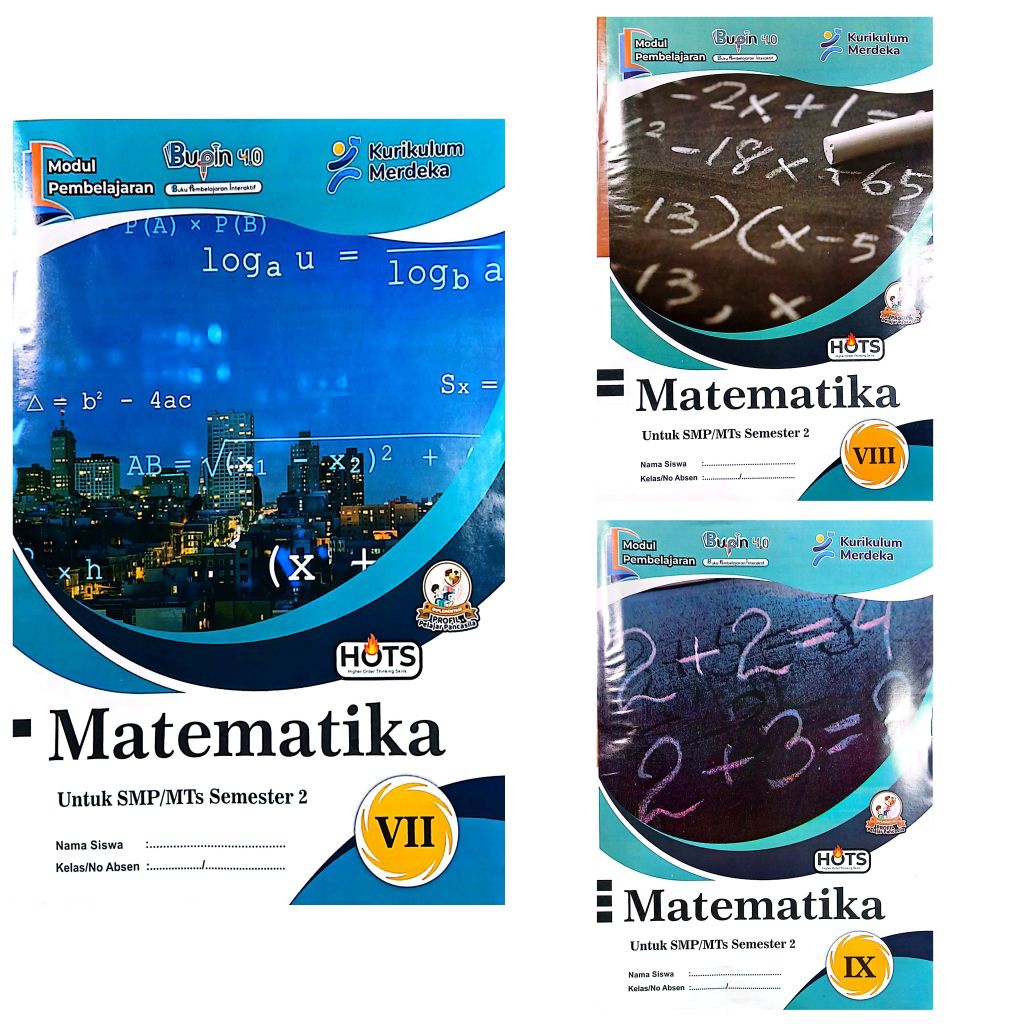 LKS SMP MTS MATEMATIKA KELAS 7 8 9 SEMESTER 2  KURIKULUM MERDEKA | BUPIN