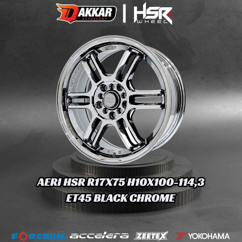 velg mobil rpf ring 17 hsr aeri black chrome pnp innova xpander sienta new avanza
