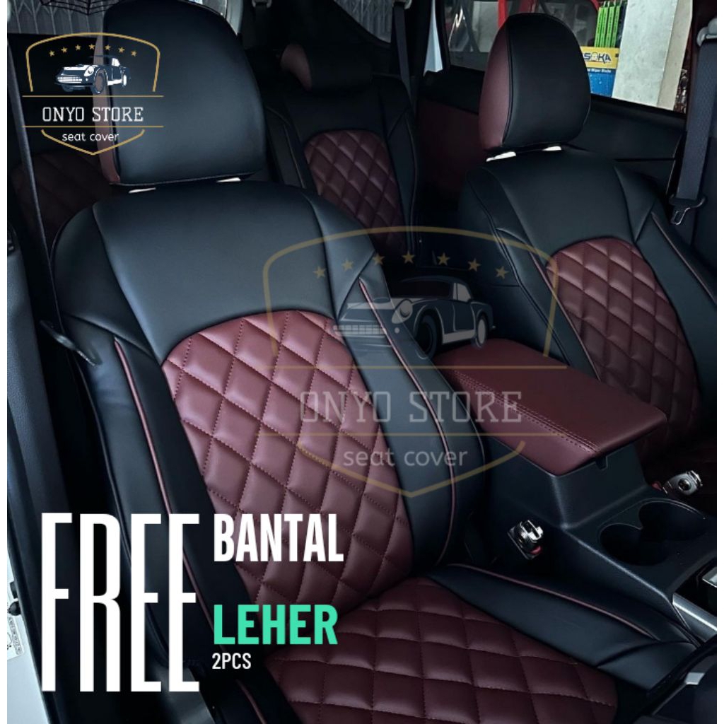 (Ready Stock) Sarung Jok Mobil Toyota Avanza 2010-2018 Full Set 3 Baris Jok