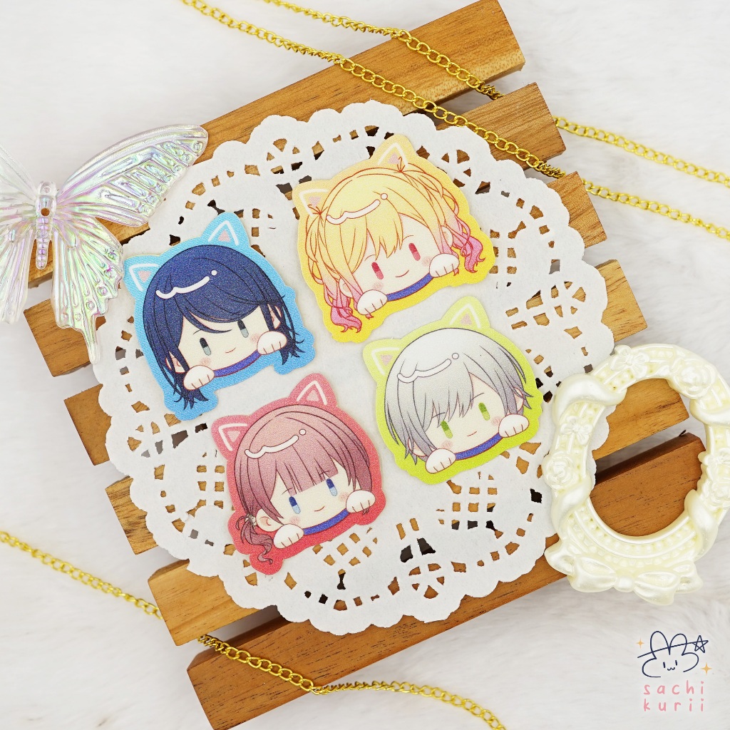 Project Sekai Nekomimi Sticker - Fanmerch by sachikurii