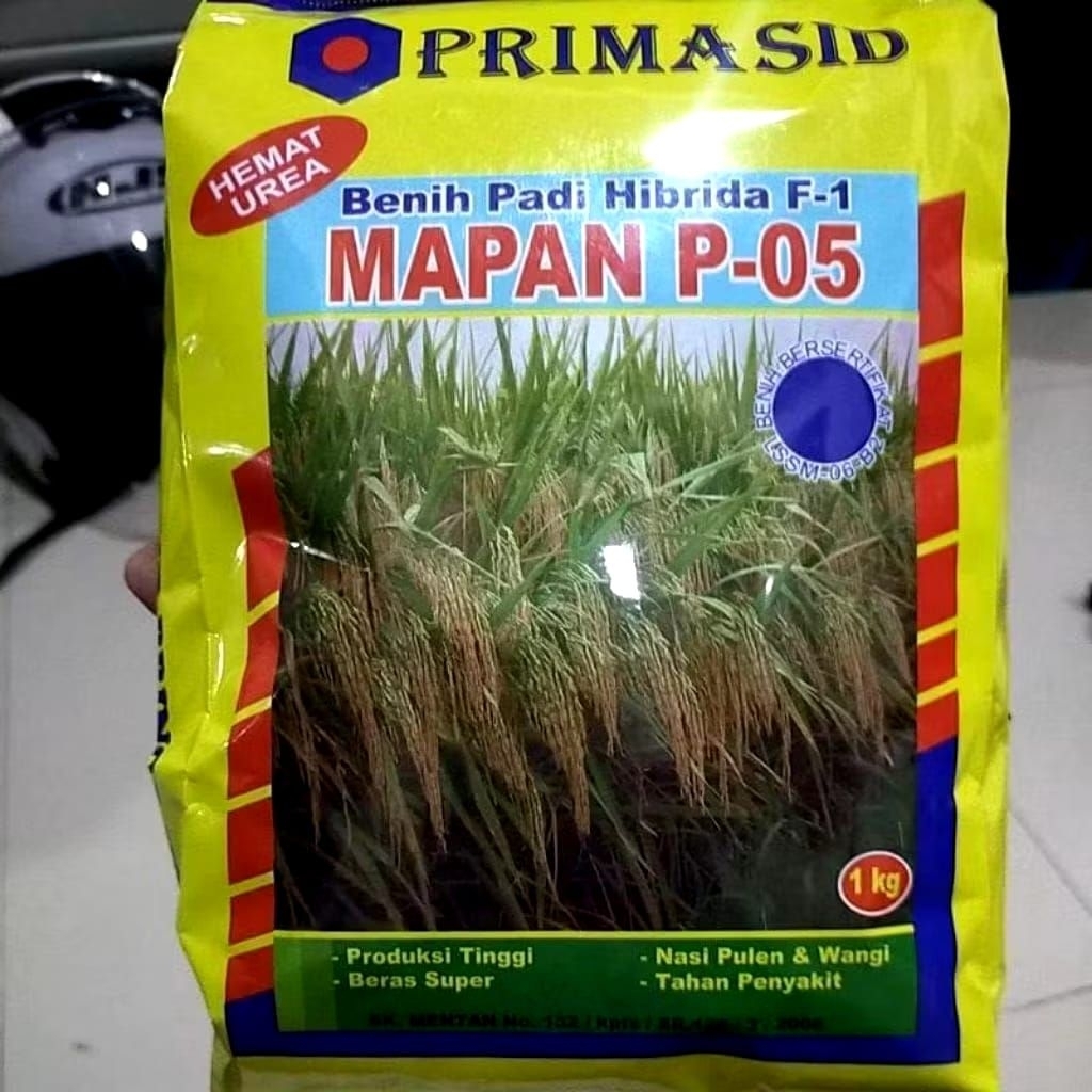 BENIH PADI MAPAN P-05 BERKUALITAS ORIGINAL KEMASAN 5KG